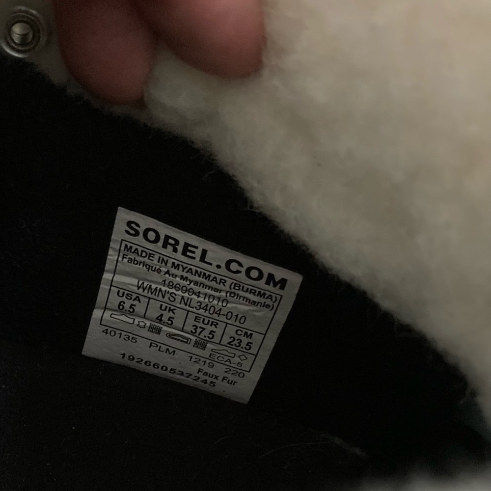 Sorel Out N About Conquest Waterproof Suede Boot Black - Picture 13 of 14